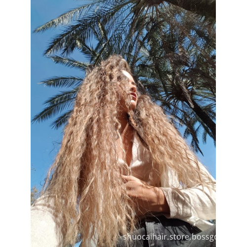 Synthetic Hair For Braids Crochet Deep Wave Deep Twist Braiding Hair Deep Wave Crochet Hair bulk Synthetic